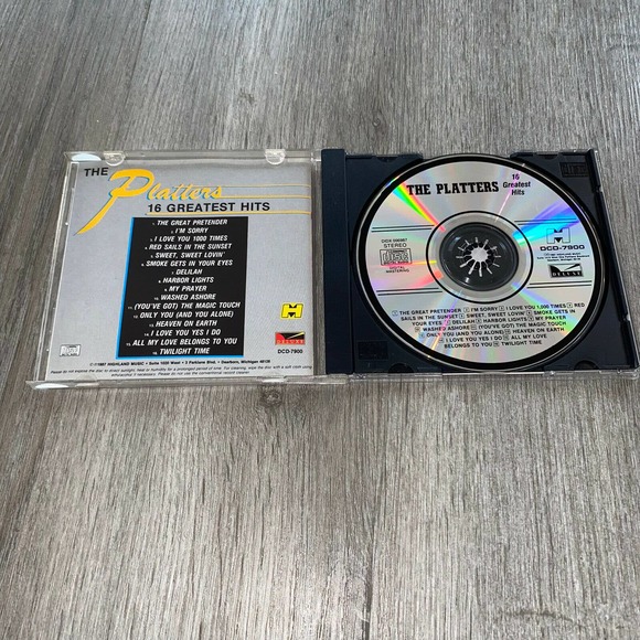 The Platters: 16 Greatest Hits Soul/R & B 1 Disc CD - Picture 2 of 4